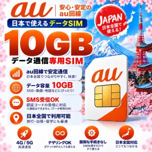 AU-10GB/月（利用12月)