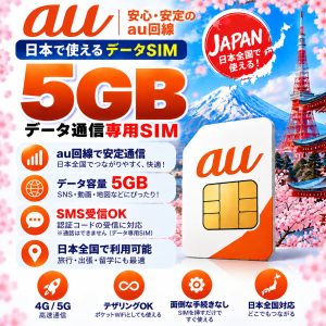 AU-5GB/月（利用12月)